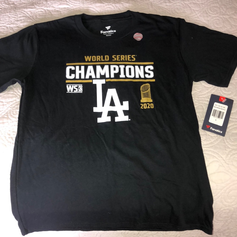 Boys LA Dodgers World Series Champions T-Shirt